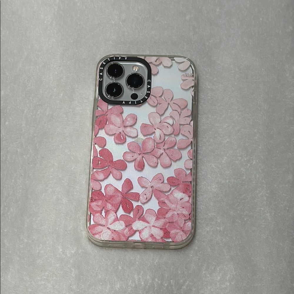 iPhone 13 Pro Max 6.7” Pink Floral Casetify